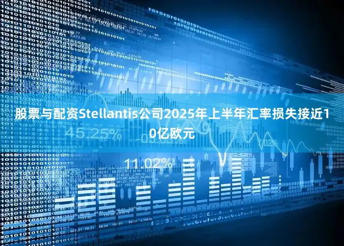 股票与配资Stellantis公司2025年上半年汇率损失接近10亿欧元