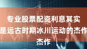 专业股票配资利息其实是远古时期冰川运动的杰作